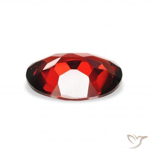 Granato Almandino Rosso scuro naturale da 1.72 ct, Ovale, VVS-VS