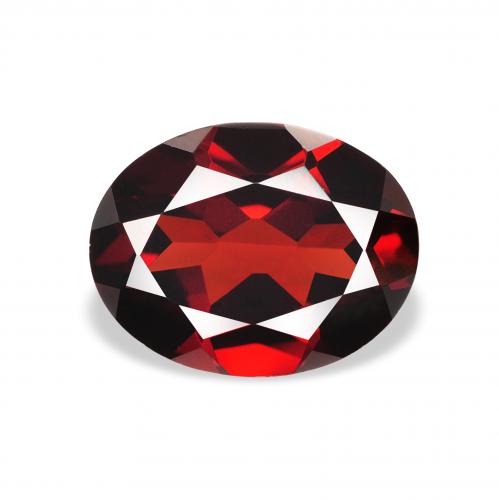 2.22ct Naturale Rosso scuro Granato Almandino, Ovale, VVS-VS
