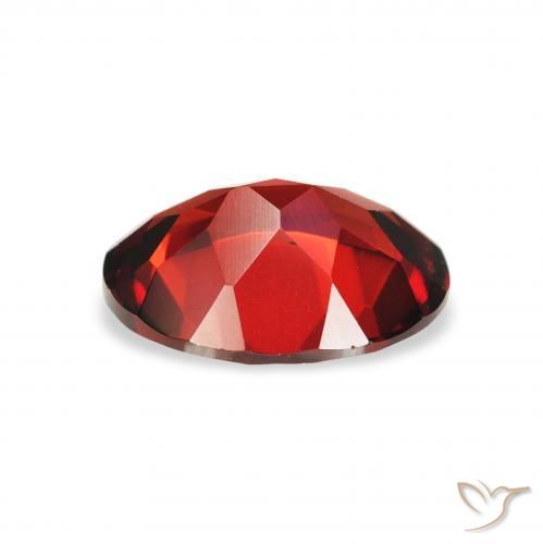 Granato Almandino Rosso scuro naturale da 2.06 ct, Ovale, VVS-VS