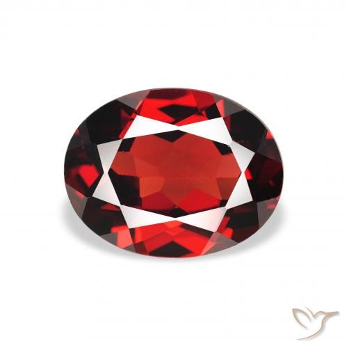 1.94ct Naturale Rosso scuro Granato Almandino, Ovale, VVS-VS