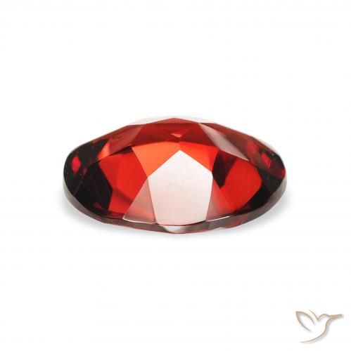 Granato Almandino Rosso scuro naturale da 1.79 ct, Ovale, VVS-VS