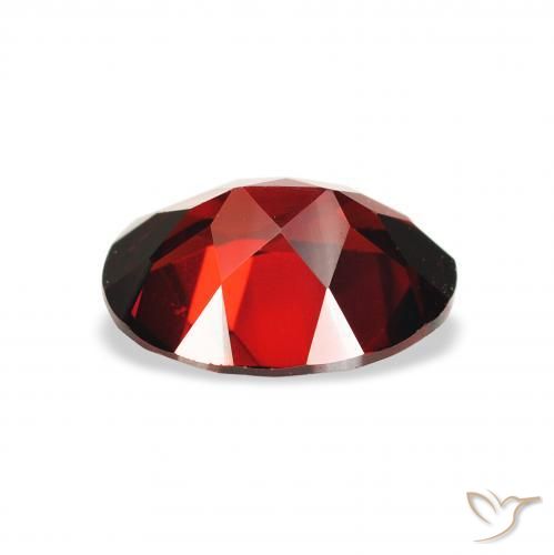 Granato Almandino Rosso scuro naturale da 2.23 ct, Ovale, VVS-VS