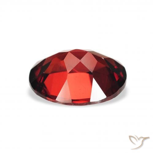 Granato Almandino Rosso scuro naturale da 2.19 ct, Ovale, VS