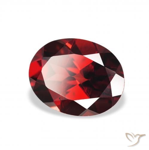 Granato Almandino Rosso scuro naturale da 2.21 ct, Ovale, VS
