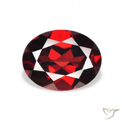 2.44ct Naturale Rosso scuro Granato Almandino, Ovale, VS