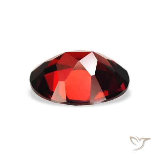 Granato Almandino Rosso scuro naturale da 2.05 ct, Ovale, VVS-VS