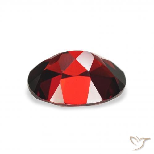 Granato Almandino Rosso scuro naturale da 2.37 ct, Ovale, VVS-VS