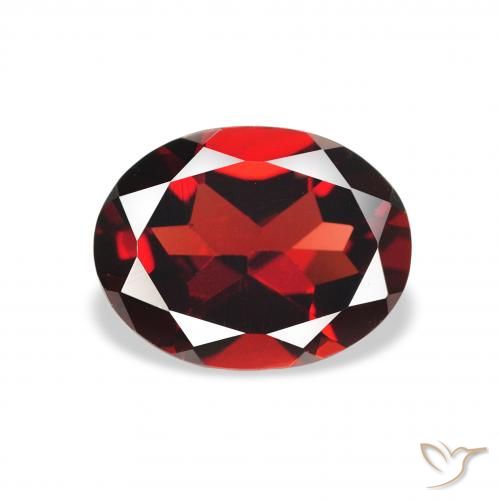 1.99ct Naturale Rosso scuro Granato Almandino, Ovale, VS