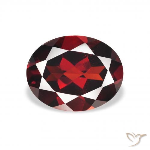2.19ct Naturale Rosso Sangue Profondo Granato Almandino, Ovale, VS