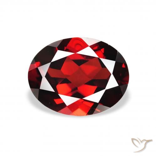 2.38ct Naturale Rosso Sangue Profondo Granato Almandino, Ovale, VS
