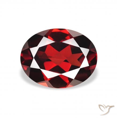 2.15ct Naturale Rosso Sangue Profondo Granato Almandino, Ovale, VS