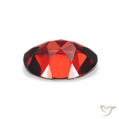 Granato Almandino Rosso Sangue Profondo naturale da 1.94 ct, Ovale, VS