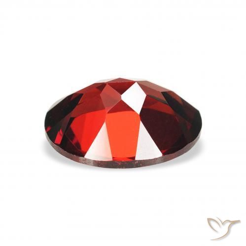 Granato Almandino Rosso scuro naturale da 2.12 ct, Ovale, VVS-VS