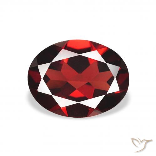 2.01ct Naturale Rosso scuro Granato Almandino, Ovale, VVS-VS