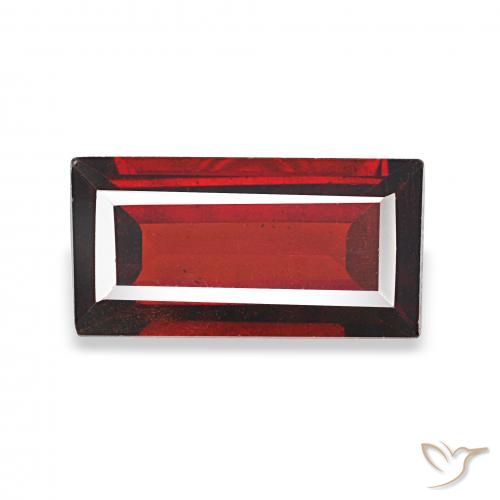 1.85ct Sangria rossa Granato Almandino, Taglio a baguette, VS