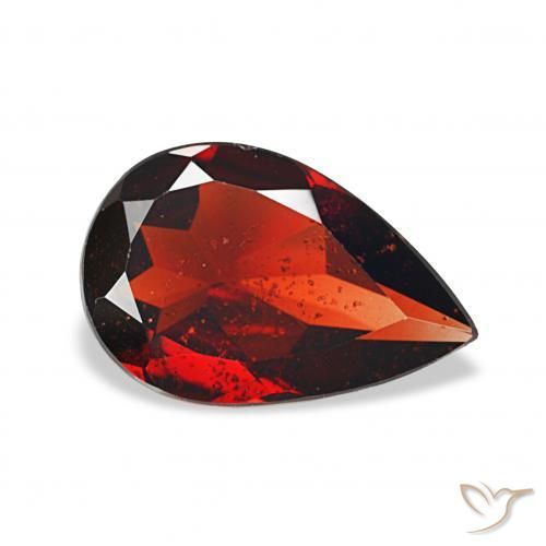 Granato Almandino Rosso scuro naturale da 2.51 ct, Forma a pera, VS