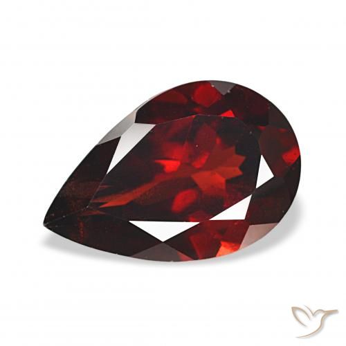 3.61ct Rosso scuro Granato Almandino Pietre preziose, Forma a pera, VS