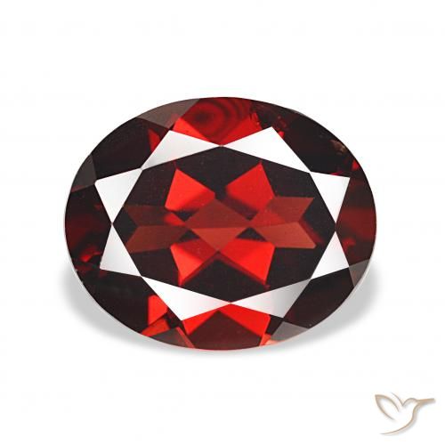 4.55ct Rosso scuro Granato Almandino Pietre preziose, Ovale, VS