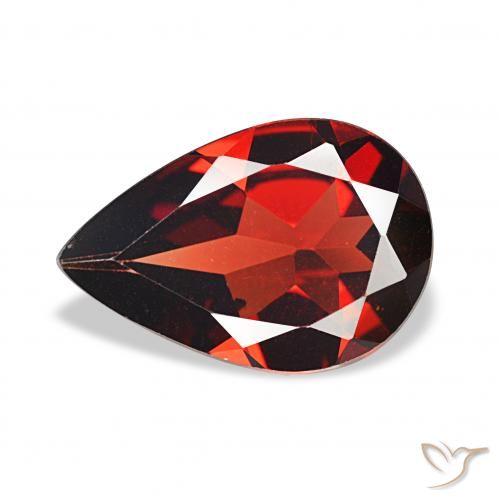 2.80ct Rosso scuro Granato Almandino Pietre preziose, Forma a pera, VVS