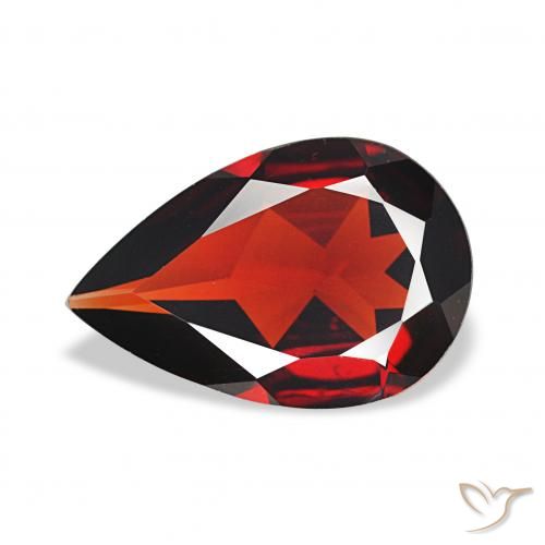 2.62ct Rosso scuro Granato Almandino Pietre preziose, Forma a pera, VVS