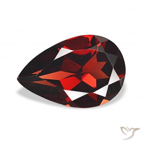 3.27ct Rosso scuro Granato Almandino Pietre preziose, Forma a pera, VVS