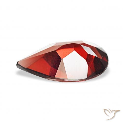 Granato Almandino Rosso scuro naturale da 2.71 ct, Forma a pera, VVS