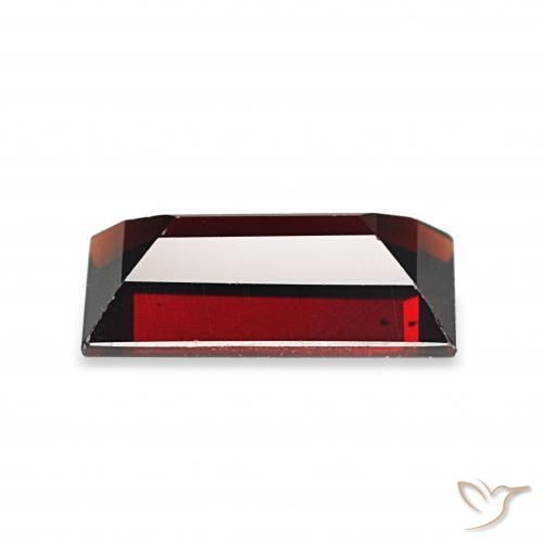 Granato Almandino Rosso scuro naturale da 1.98 ct, Taglio a baguette, VVS-VS