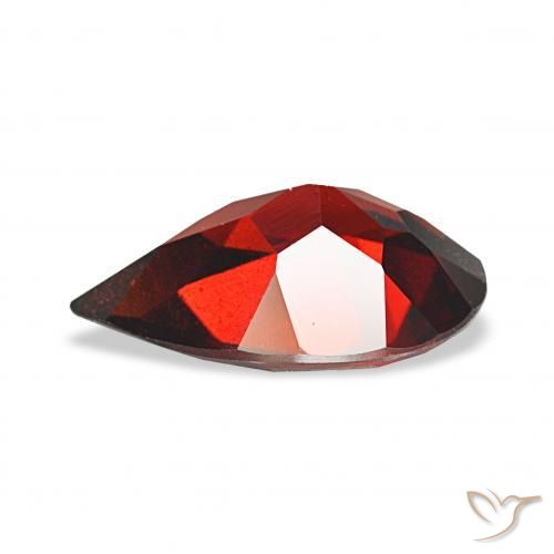 Granato Almandino Rosso scuro naturale da 2.93 ct, Forma a pera, VS