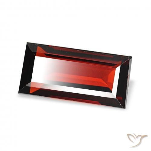 Granato Almandino Ribes Rosso naturale da 2.04 ct, Taglio a baguette, VVS