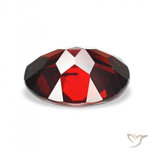 Granato Almandino Rosso scuro naturale da 2.02 ct, Ovale, VS