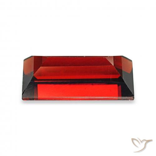Granato Almandino Rosso scuro naturale da 2.05 ct, Taglio a baguette, VVS