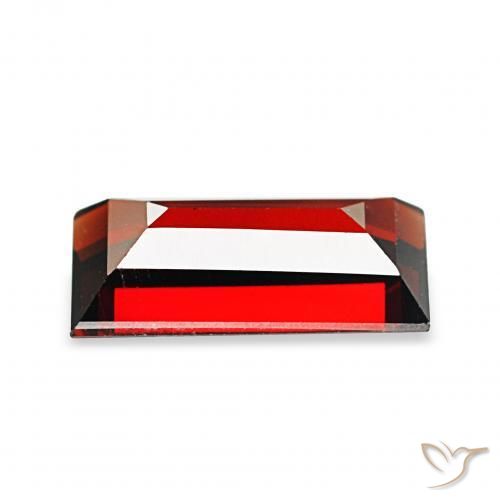 Granato Almandino Rosso scuro naturale da 2.01 ct, Taglio a baguette, VVS