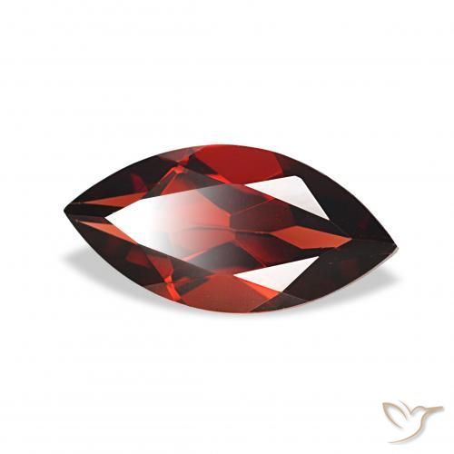 Granato Almandino Rosso scuro naturale da 2.10 ct, Taglio marquise, VVS