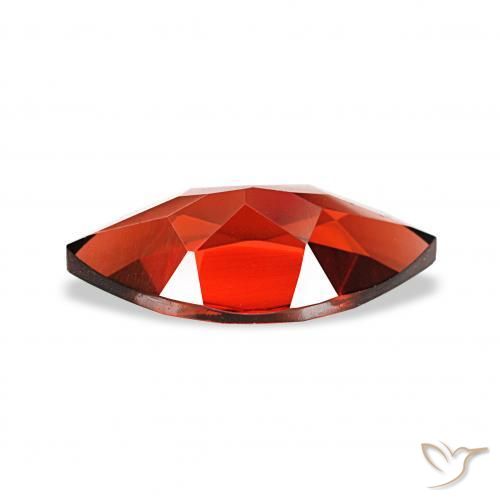 Granato Almandino Rosso scuro naturale da 2.10 ct, Taglio marquise, VVS