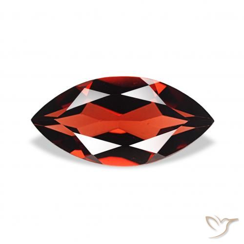 1.88ct Rosso scuro Granato Almandino, Taglio marquise, VVS
