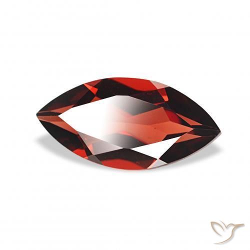 Granato Almandino Rosso scuro naturale da 1.88 ct, Taglio marquise, VVS