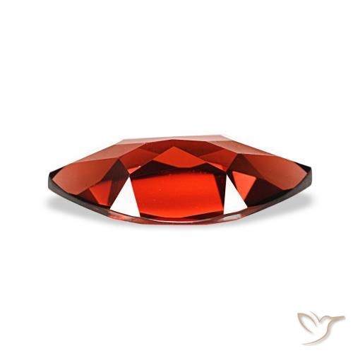 Granato Almandino Rosso scuro naturale da 1.88 ct, Taglio marquise, VVS