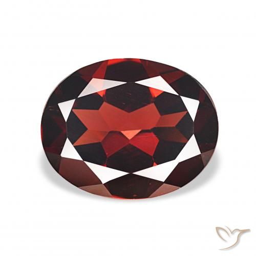 3.73ct Rosso Sangue Profondo Granato Almandino, Ovale, VVS