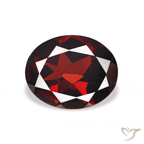 2.66ct Rosso Sangue Profondo Granato Almandino, Ovale, VVS