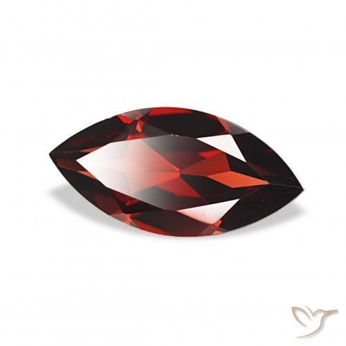 Granato Almandino Rosso scuro naturale da 2.06 ct, Taglio marquise, VVS