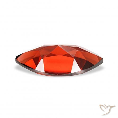 Granato Almandino Rosso scuro naturale da 2.06 ct, Taglio marquise, VVS