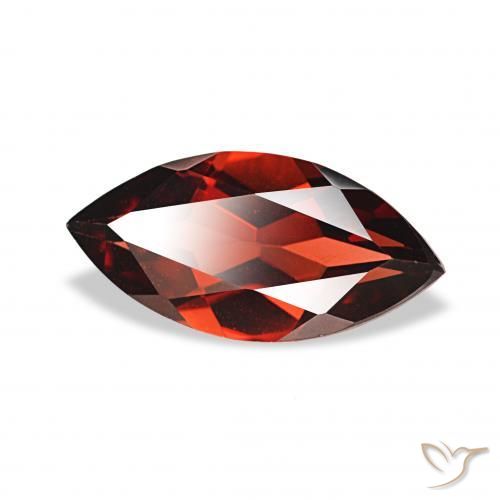 Granato Almandino Rosso scuro naturale da 1.83 ct, Taglio marquise, VVS
