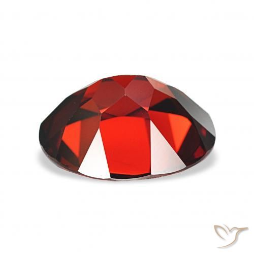 Granato Almandino Rosso scuro naturale da 4.11 ct, Ovale, VVS