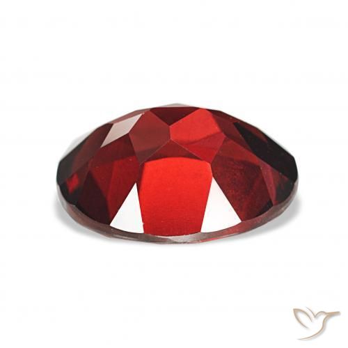 Granato Almandino Rosso scuro naturale da 4.42 ct, Ovale, VVS