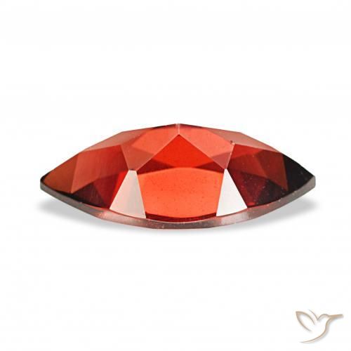 Granato Almandino Rosso scuro naturale da 2.14 ct, Taglio marquise, VVS-VS