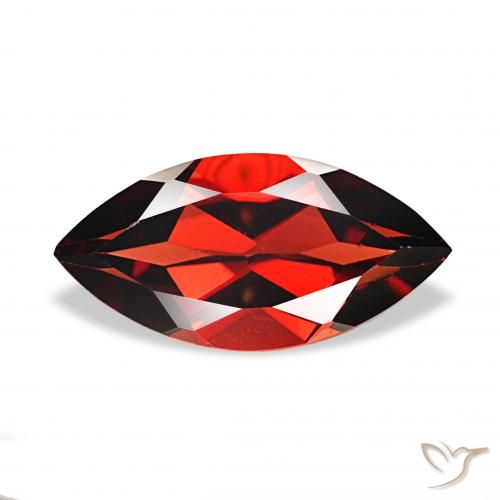 2.09ct Rosso scuro Granato Almandino, Taglio marquise, VVS-VS