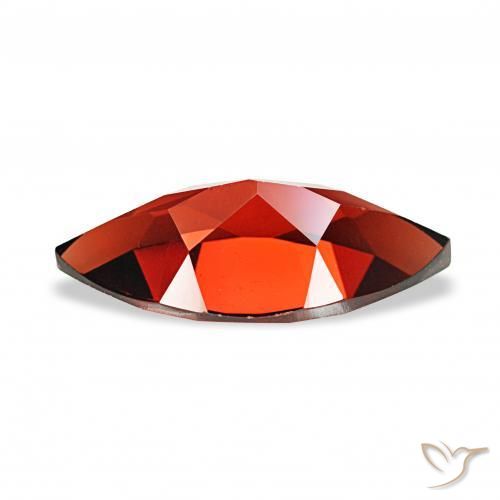 Granato Almandino Rosso scuro naturale da 2.09 ct, Taglio marquise, VVS-VS