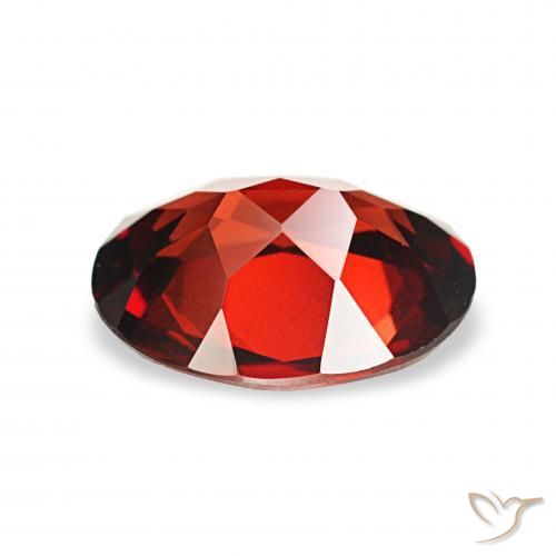 Granato Almandino Rosso scuro naturale da 1.72 ct, Ovale, VVS-VS