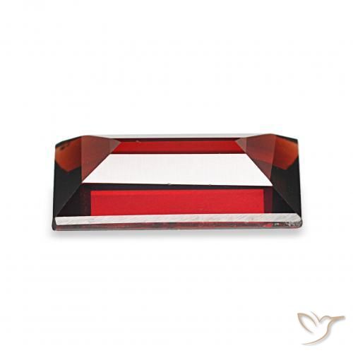 Granato Almandino Rosso nerastro naturale da 1.85 ct, Taglio a baguette, VVS