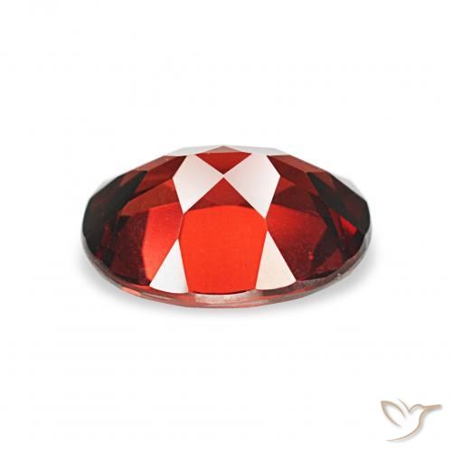 Granato Almandino Rosso scuro naturale da 2.18 ct, Ovale, VVS